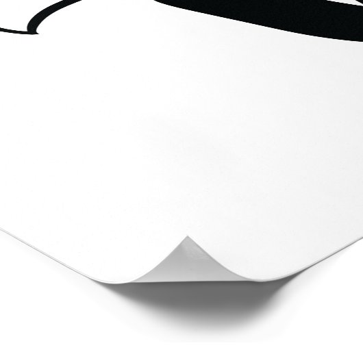 Ein Ziel ohne Plan ist nur ein Wunsch Poster (Ecke)