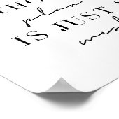 Ein Ziel ohne Plan ist nur ein Wunsch Poster (Ecke)