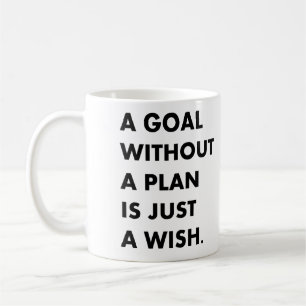 Ein Ziel ohne Plan Kaffeetasse