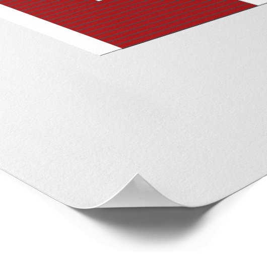 Ein Zimmer Rotes Schulhaus Kinder Décor Print Post Poster (Ecke)