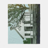 EIN ZIMMER SCHULE SCHULHAUS WASSERFARBE FOTOGRAPH FLEECEDECKE (Vorderseite)