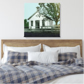 EIN ZIMMER SCHULE SCHULHAUS WASSERFARBE FOTOGRAPH LEINWANDDRUCK (Insitu (Schlafzimmer))