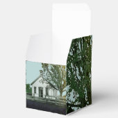 EIN ZIMMER SCHULE SCHULHAUS WATERCOLOR LEHRER GESCHENKSCHACHTEL (Geöffnet)