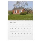 Ein Zimmer-Schulhäuser der USAKalender Kalender (Mär 2026)