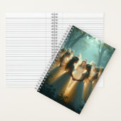 Ein Zirkel von Fairies SpiralNotebook Notizblock (Innen)