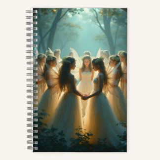 Ein Zirkel von Fairies SpiralNotebook Notizblock