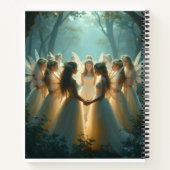 Ein Zirkel von Fairies SpiralNotebook Notizblock (Rückseite)