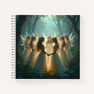 Ein Zirkel von Fairies SpiralNotebook Notizblock