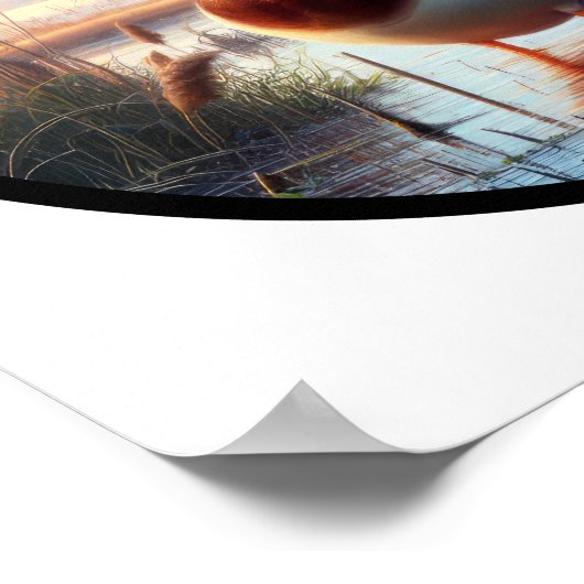 Ein zirkuläres 3D-Bild eines männlichen und weibli Poster (Ecke)