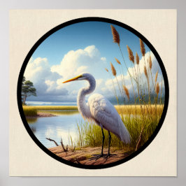 Ein zirkuläres 3D-Bild eines wunderschönen großen  Poster