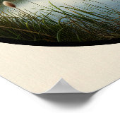 Ein zirkuläres 3D-Bild eines wunderschönen großen  Poster (Ecke)