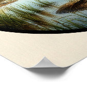 Ein zirkuläres 3D-Bild eines wunderschönen großen Poster (Ecke)