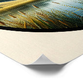 Ein zirkuläres 3D-Bild eines wunderschönen großen Poster (Ecke)