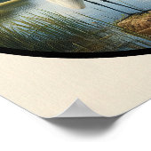 Ein zirkuläres 3D-Bild eines wunderschönen großen  Poster (Ecke)