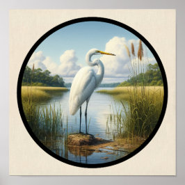 Ein zirkuläres 3D-Bild eines wunderschönen großen  Poster