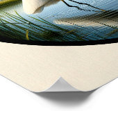 Ein zirkuläres 3D-Bild eines wunderschönen großen  Poster (Ecke)