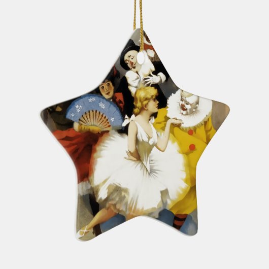 Ein Zirkus der Tänzer Keramik Ornament (Rechts)