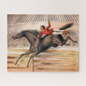 Ein Zirkus-Performer reiten auf einem Hügel Puzzle (Horizontal)
