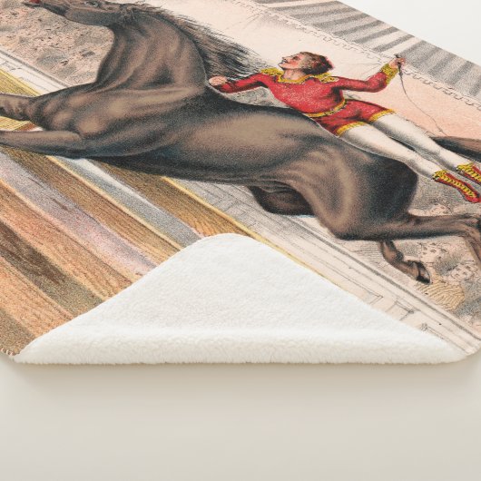 Ein Zirkus-Performer reiten auf einem Hügel Sherpadecke (3/4)