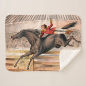 Ein Zirkus-Performer reiten auf einem Hügel Sherpadecke (Vorderseite (Horizontal))