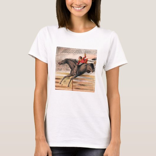 Ein Zirkus-Performer reiten auf einem Hügel T-Shirt (Vorderseite)