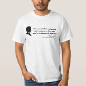 Ein Zitat von Lincoln (01) T-Shirt (Vorderseite)