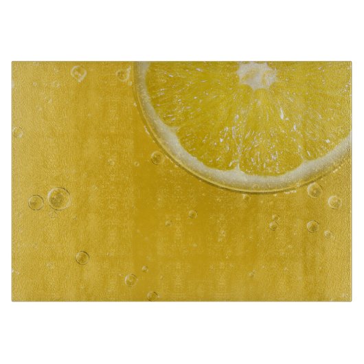 Ein Zitronensatz in der Limonade Schneidebrett (Vorderseite)
