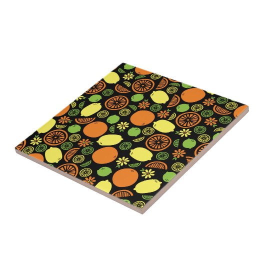 Ein Zitrusbrocken Fliese (Seite)