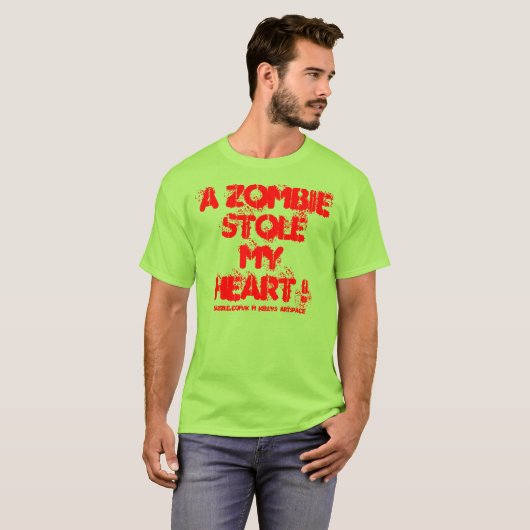 EIN ZOMBIE STOCK MEIN HERZ! T-Shirt (Vorne ganz)