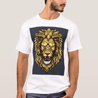 Ein zorniges Gesicht mit Kopf-Design T-Shirt