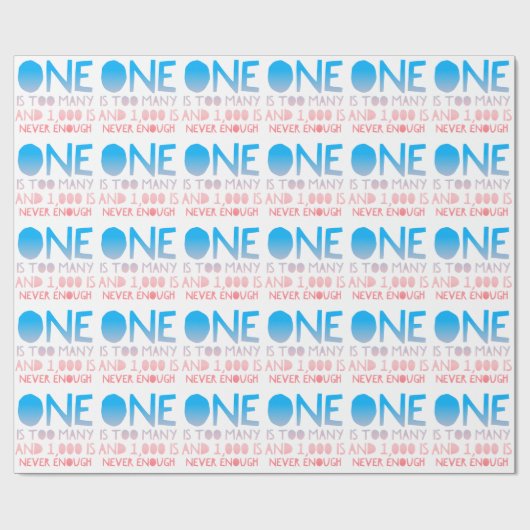 Ein zu vieles lustiges OM Geschenkpapier (Flach)