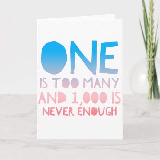 Ein zu vieles lustiges OM Karte (Vorderseite)