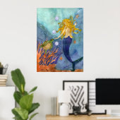 Ein Zufall-Begegnung Meerschildkrötenposter Poster (Heimbüro)