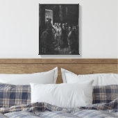 Ein Zufluchtshaus Leinwanddruck (Insitu (Schlafzimmer))