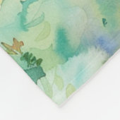 Ein Zug im Frühling Fleecedecke (Ecke)