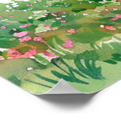 Ein Zug im Frühling Poster (Ecke)