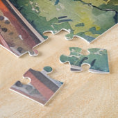 Ein Zug im Frühling Puzzle (Seite)