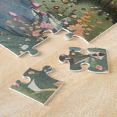 Ein Zug im Frühling Puzzle (Seite)