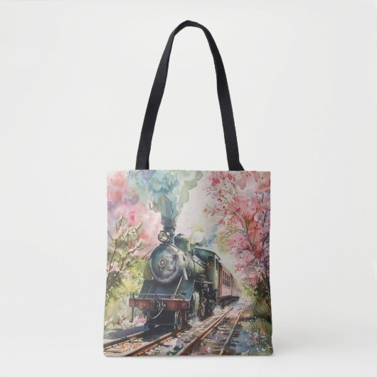 Ein Zug im Frühling Tasche (Vorderseite)