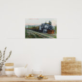 Ein Zug von LogsCoos Bay, OR Poster (Küche)