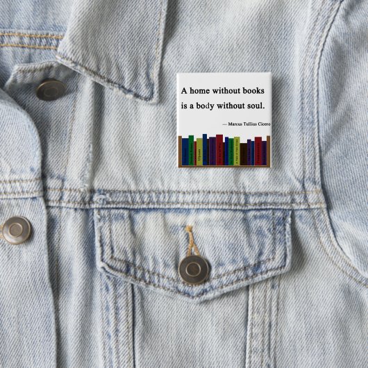 Ein Zuhause ohne Buch-Button Button (Beispiel)