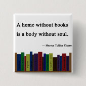 Ein Zuhause ohne Buch-Button Button (Vorderseite)