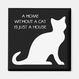 Ein Zuhause ohne eine Katze ist gerade ein Magnet