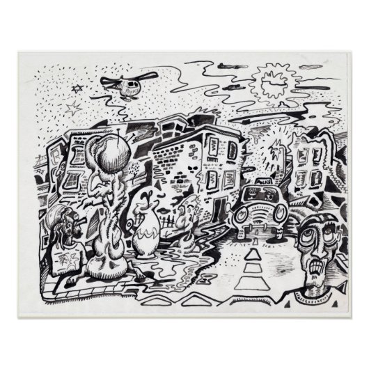 Ein Zuhause-Poster für Spätaufsteher Poster (Vorderseite)