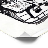 Ein Zuhause-Poster für Spätaufsteher Poster (Ecke)