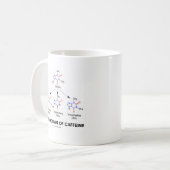 Ein Zusammenbruch des Koffeins Kaffeetasse (Vorderseite Links)