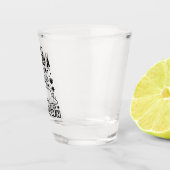 Ein Zusammenbruch | Funny Christmas Snowman Spaß Schnapsglas (Rechts)