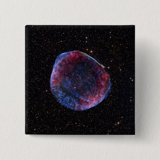 Ein zusammengesetztes Bild der Supernova SN 1006 Button (Vorderseite)