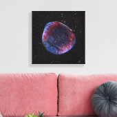 Ein zusammengesetztes Bild der Supernova SN 1006 Leinwanddruck (Insitu (Wohnzimmer))