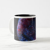 Ein zusammengesetztes Bild der Supernova SN 1006 Zweifarbige Tasse (Vorderseite Links)
